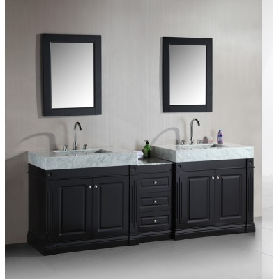 Wall mounted bathroom double sink 48" bathroom vanity units